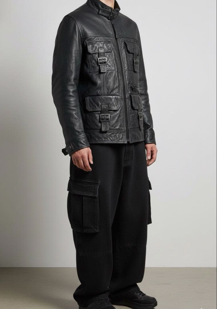 ぴよよarchive riders Gimmick leather JKT