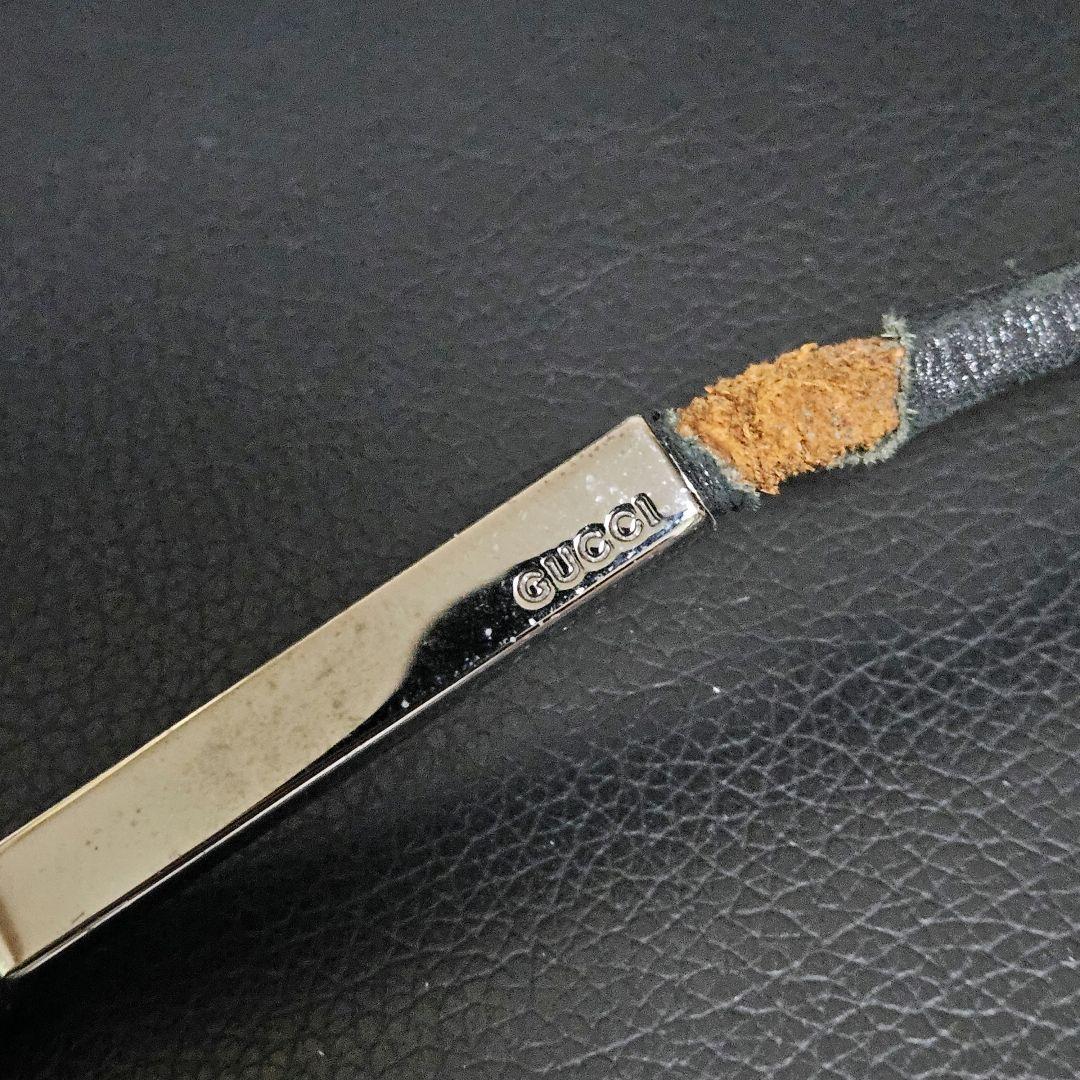 【中古】Gucci グッチ ワンショルダーバック レザー ブラック