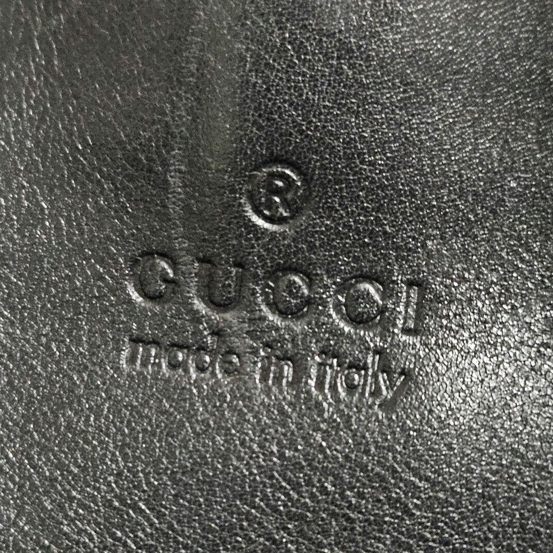 【中古】Gucci グッチ ワンショルダーバック レザー ブラック