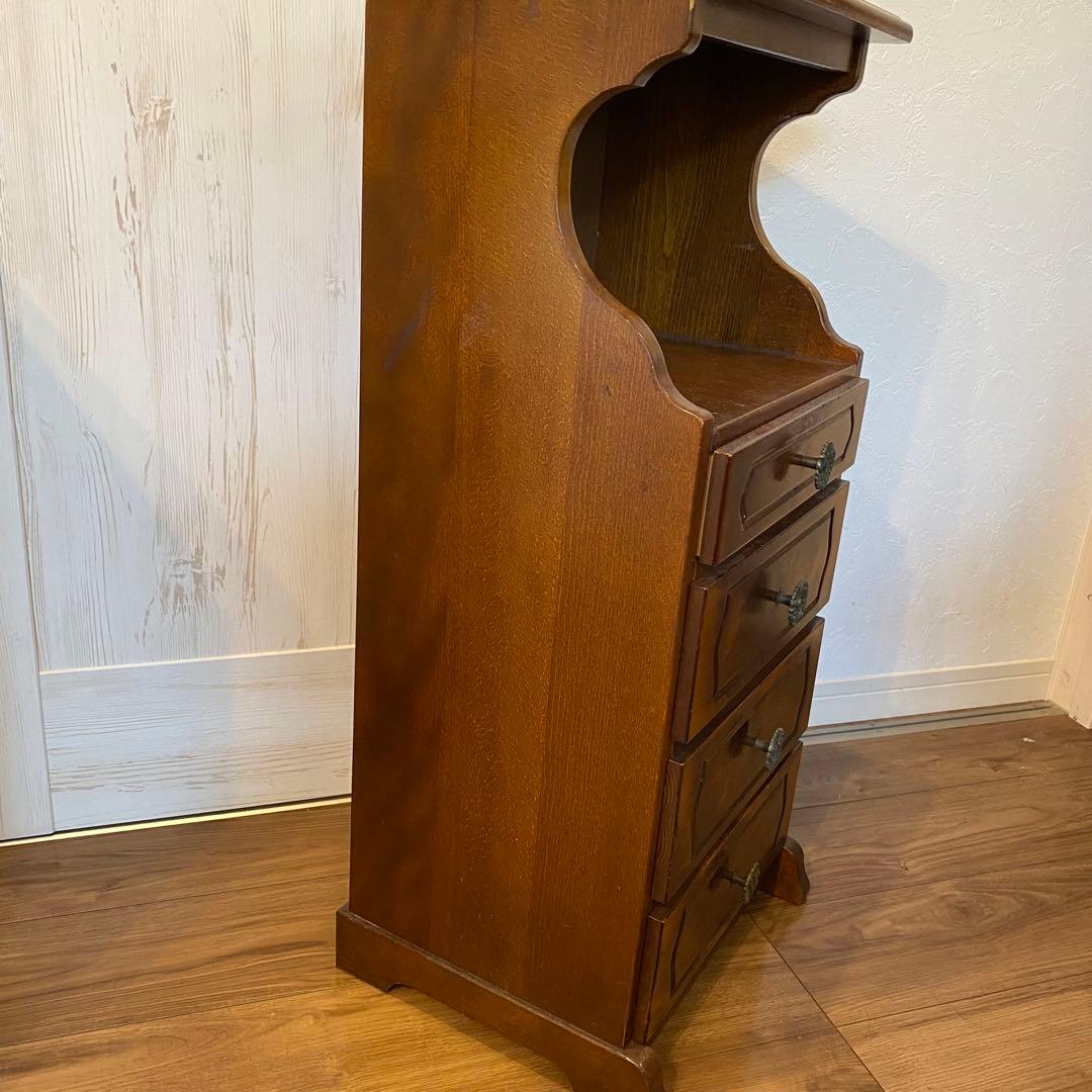 【送料込】カリモク家具 karimoku コロニアル 電話台 FAX台 チェスト