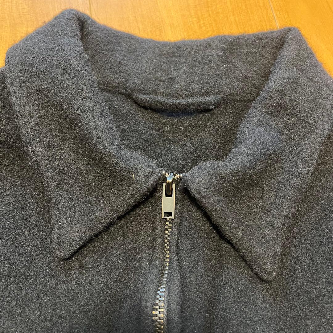 24AW 縮絨ウールジップショートジャケット A03-01014