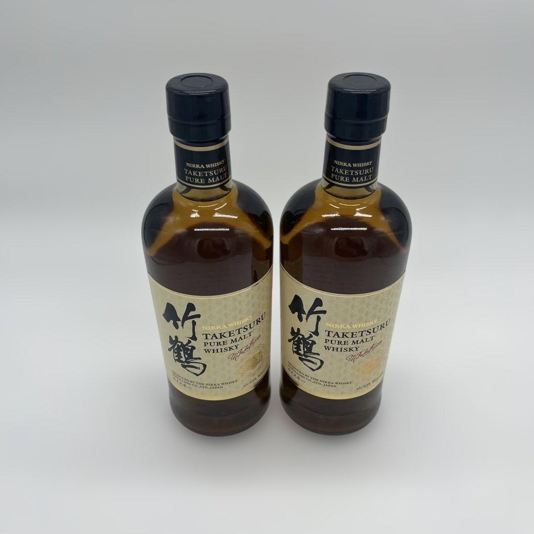竹鶴　ピュアモルトウイスキー　2本セット
