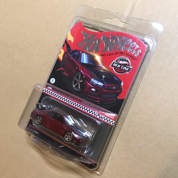 ホットウィール「ニッサン スカイライン GT-R BNR34」RLC