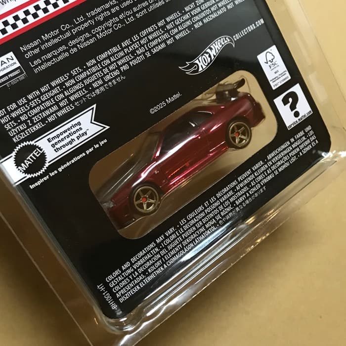 ホットウィール「ニッサン スカイライン GT-R BNR34」RLC