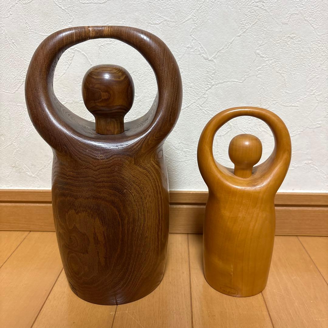 創作こけし　片瀬快平作品　ペア　KokeshiDoll