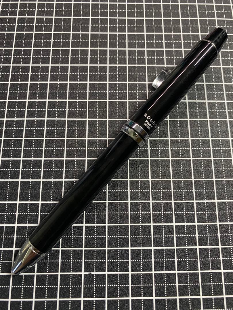 PILOT RiDGE 4+1 BLACK&GRAY 多機能ペン