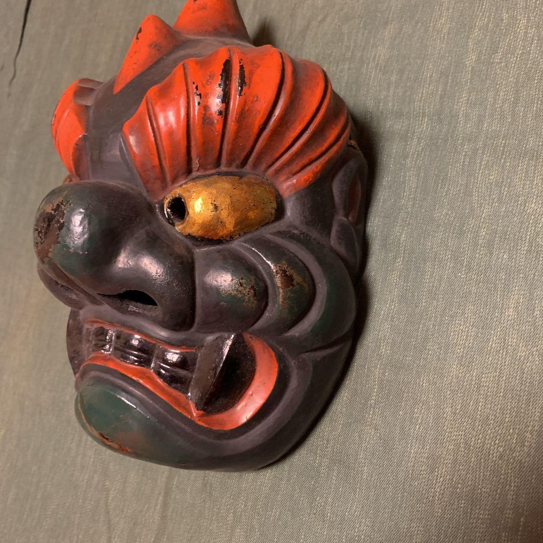 鬼　面　年代物