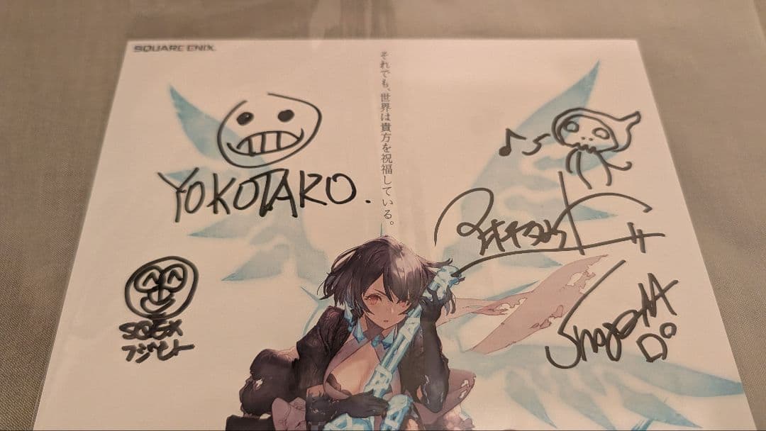 シノアリス SINoAlice 一番最後のモノガタリ サイン入りポスター