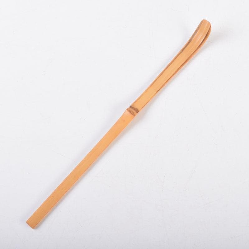 茶道具　人間国宝　荒川豊蔵作　茶杓　銘「不動」　共筒共箱　V　8692