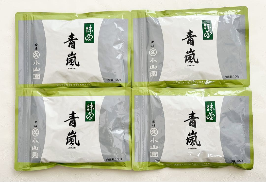 丸久小山園MARUKYU KOYAMAEN 抹茶 青嵐100g 4袋セット