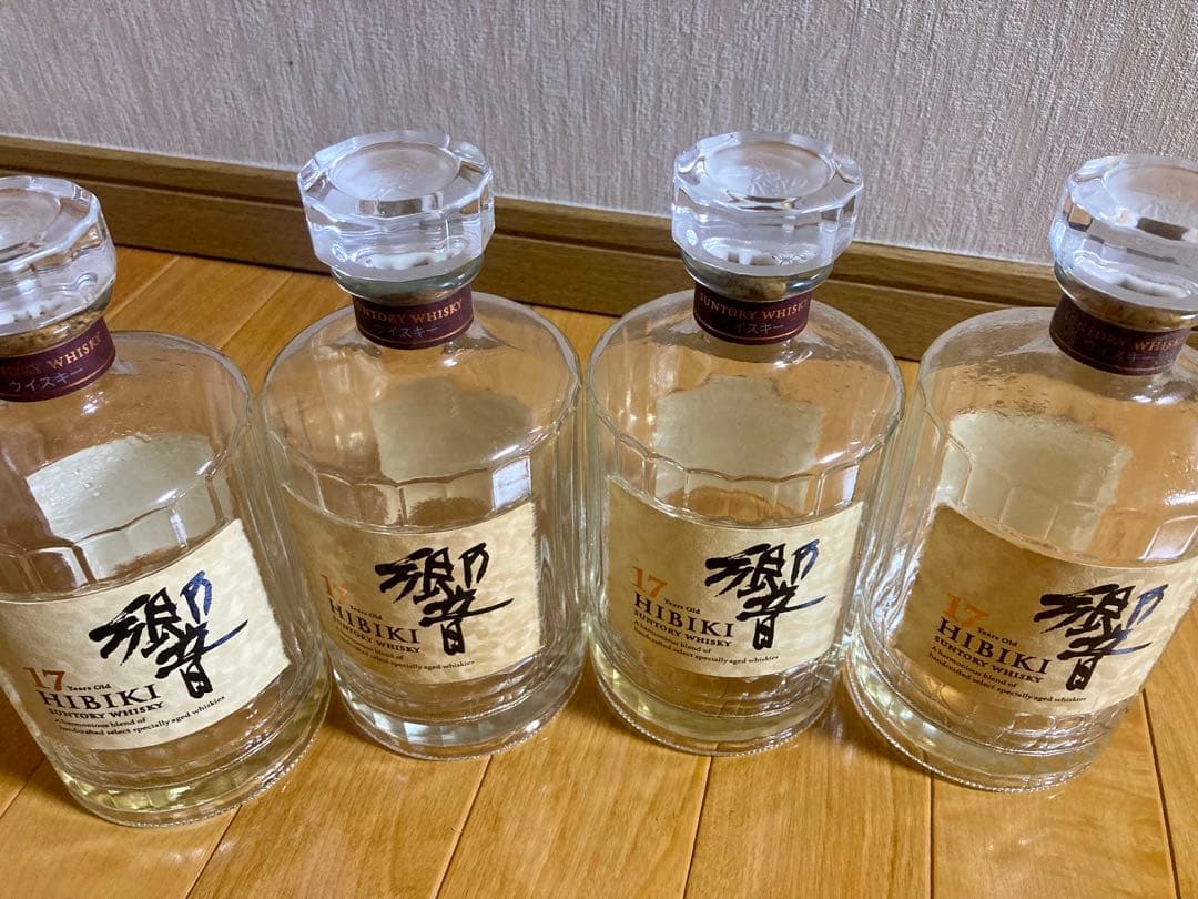 山崎12年・響17年のウイスキー空瓶