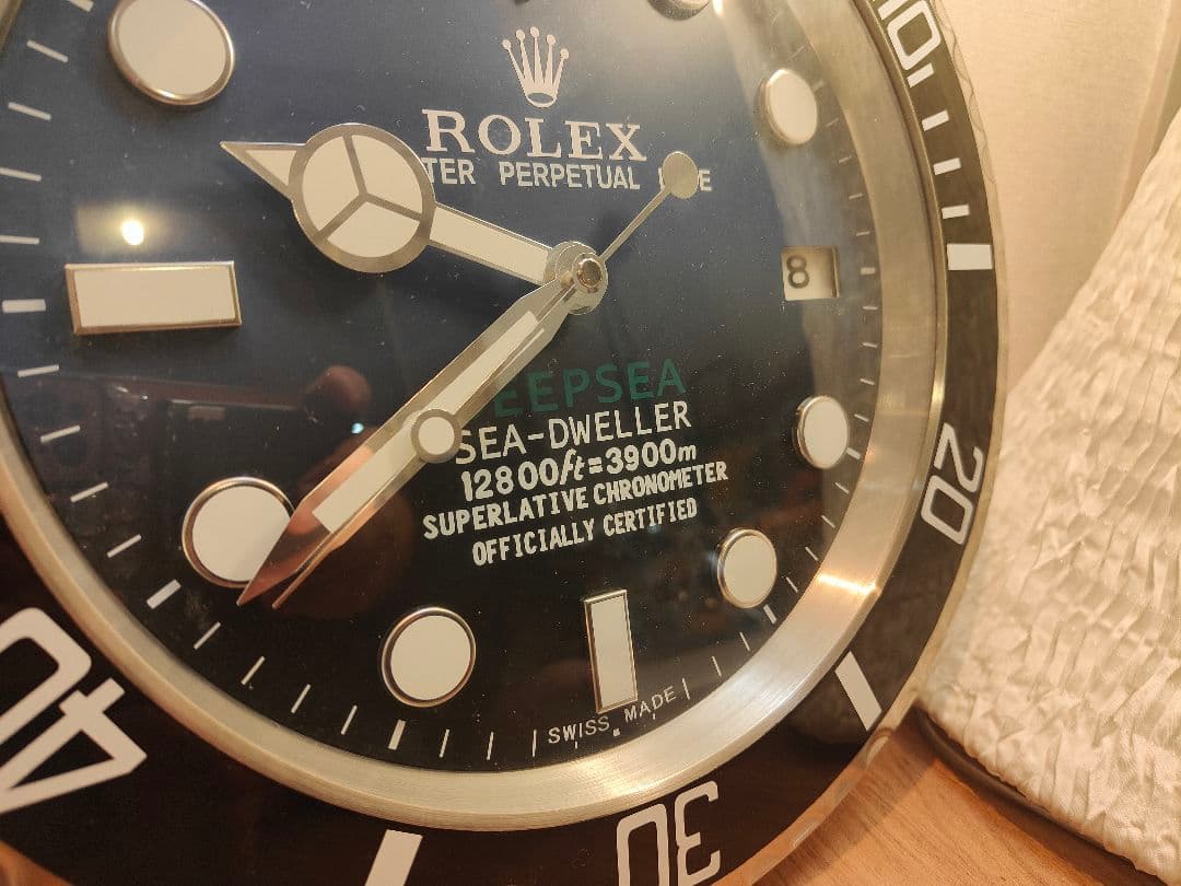 貴重 レア 美品　サブマリーナ　シードゥエラー　拡大鏡　掛け時計　非売品