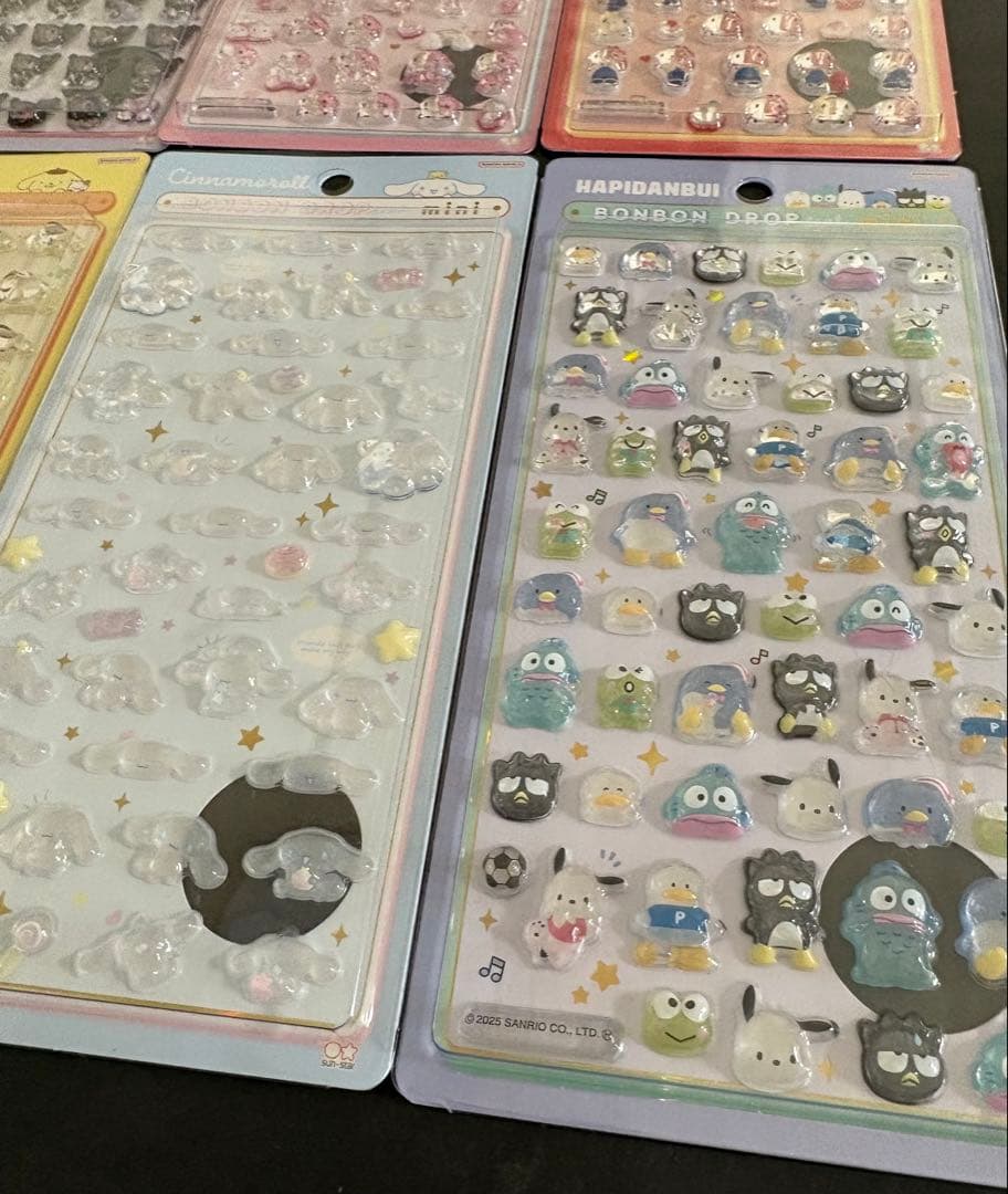 ボンボンドロップシール サンリオ ミニ 8種 全種 コンプリート 正規品
