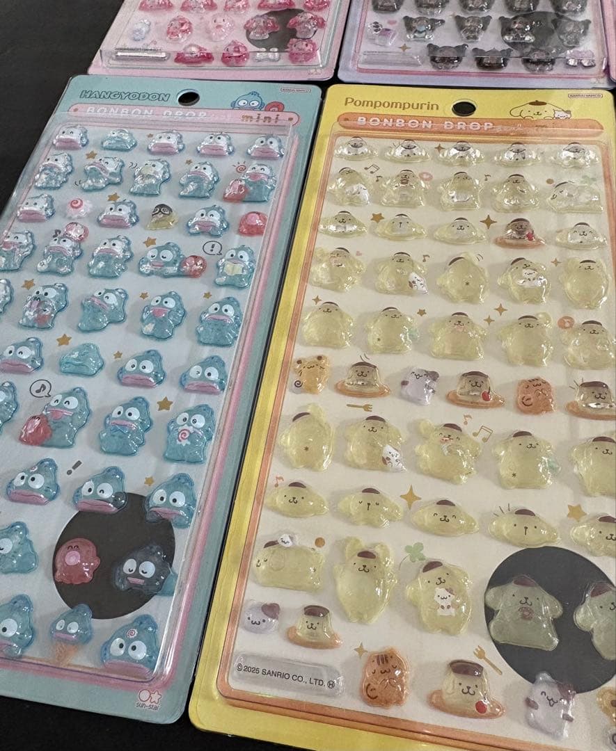 ボンボンドロップシール サンリオ ミニ 8種 全種 コンプリート 正規品