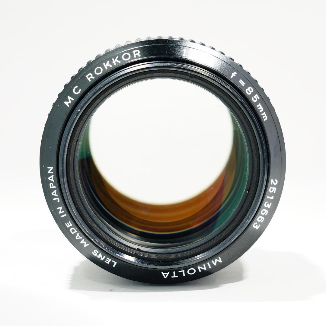 【極美品】ミノルタ MC-ROKKOR PF 85mm F1.7 後 663