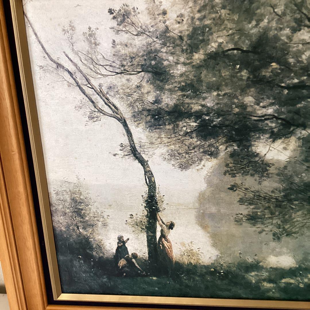 ジャン=バテクストカミーユ・コロー【モルト　フォンテーヌの追憶】プリハード複製画