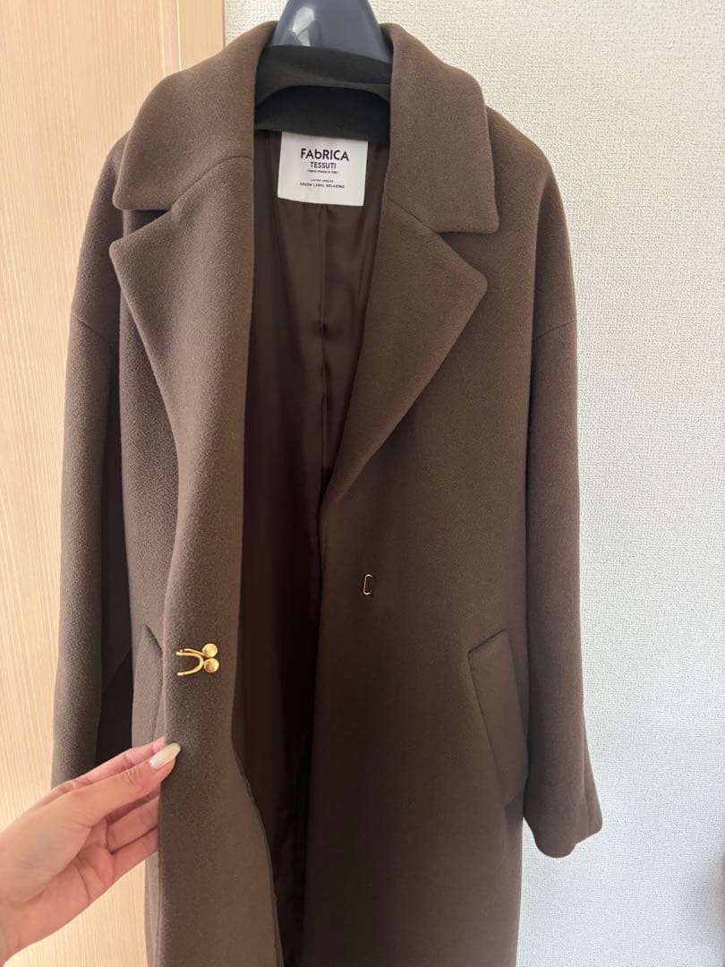 ユナイテッドアローズ　グリーンレーベルリラクシング　ロング　チェスターコート