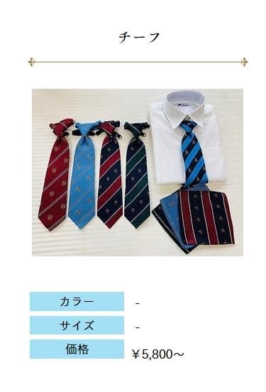 ドレッサージュ★男児ネクタイ、ポケットチーフ　絹　日本製