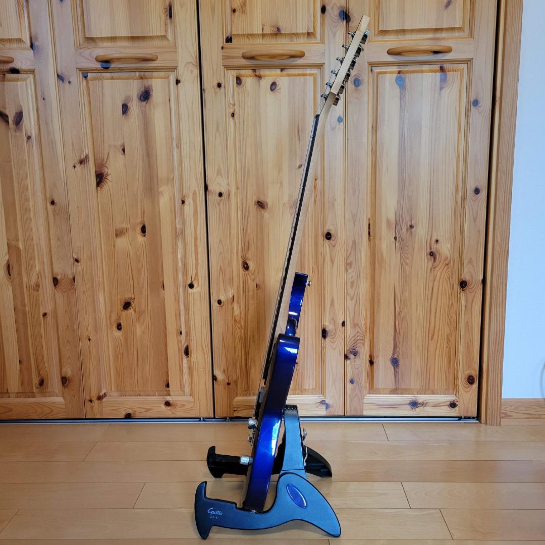 【調整済】Cort コルト X-2 メタル向エレキギター 青 米国製弦 ケース付