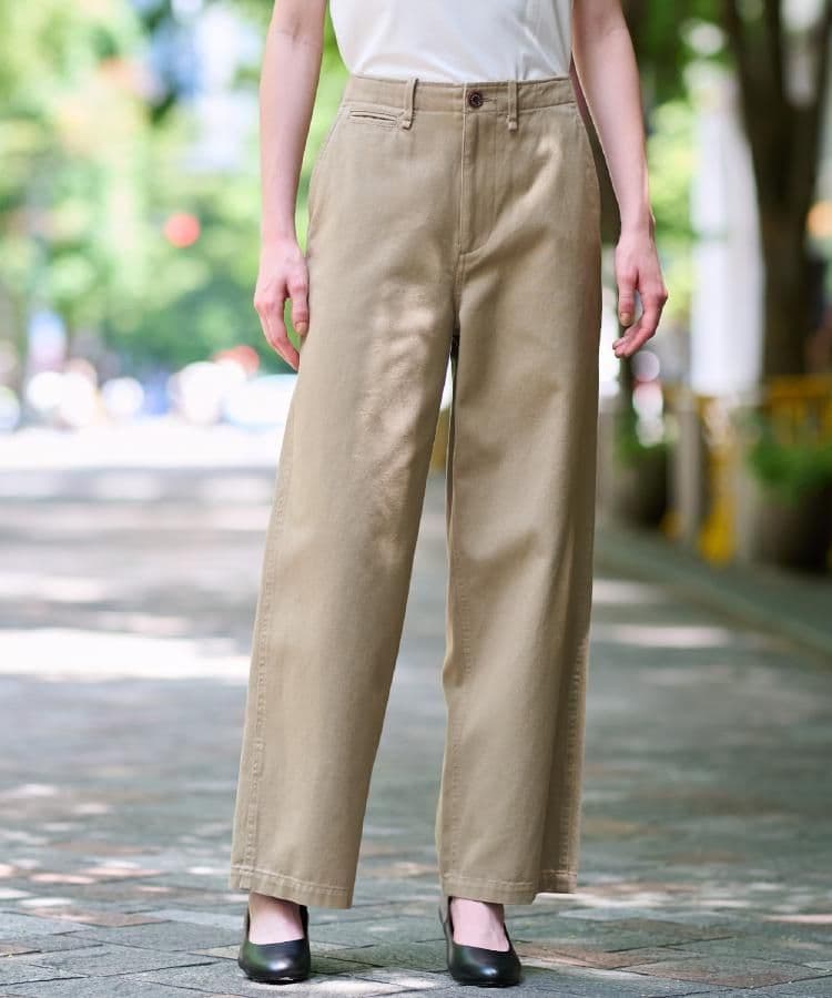 【新品未使用・タグ付き】ドレステリア　ヴィンテージワイドチノパンツ　36