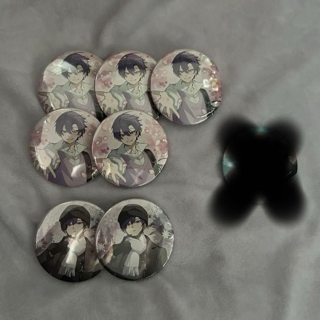 浦島坂田船 志麻 缶バッジ 志麻ワン タッグライブ サンタ