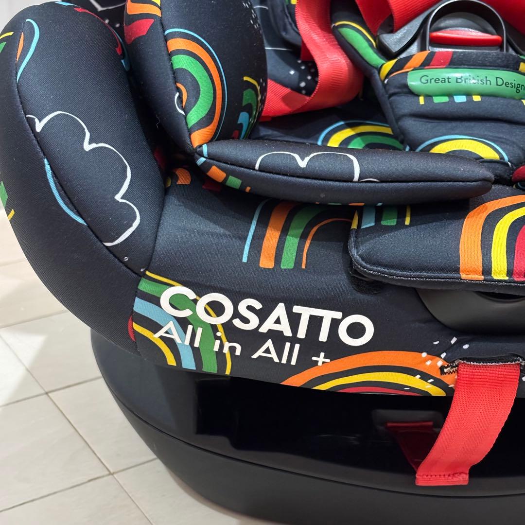 【美品】COSATTO チャイルドシート All in All + ISOFIX