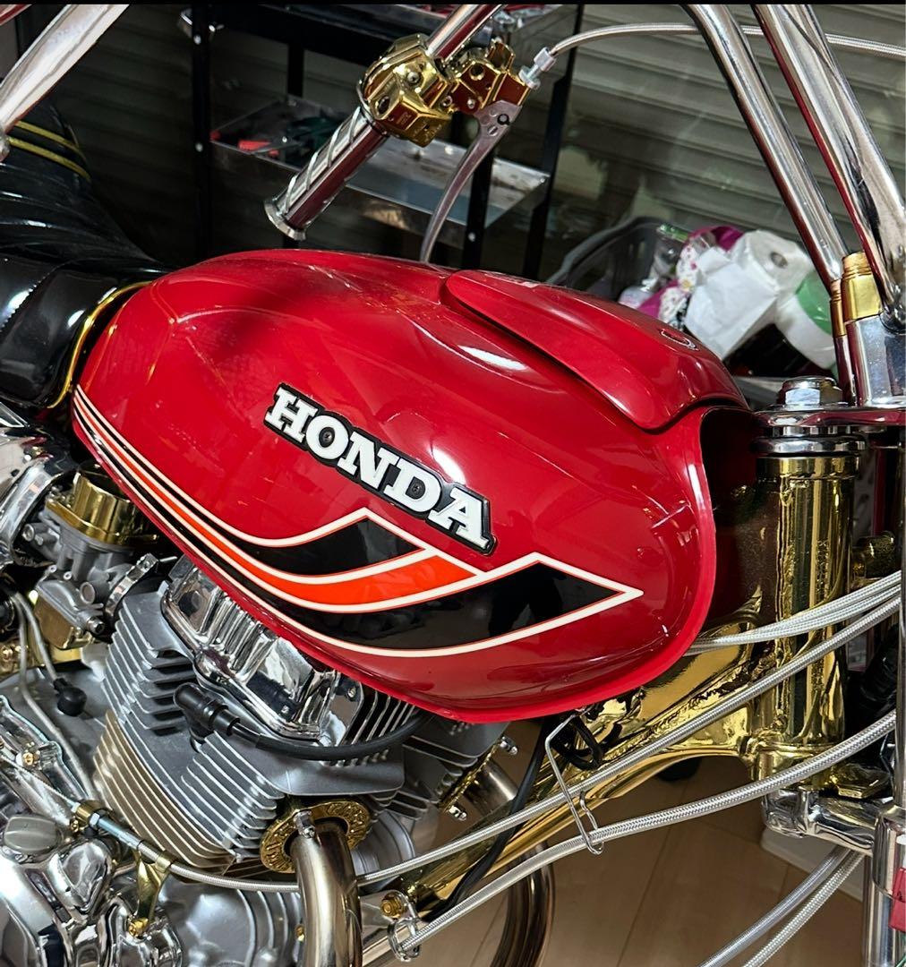 ヤカンタンク　やかん　バブ　cb250t cb400t ホーク2 純正　ラッパ