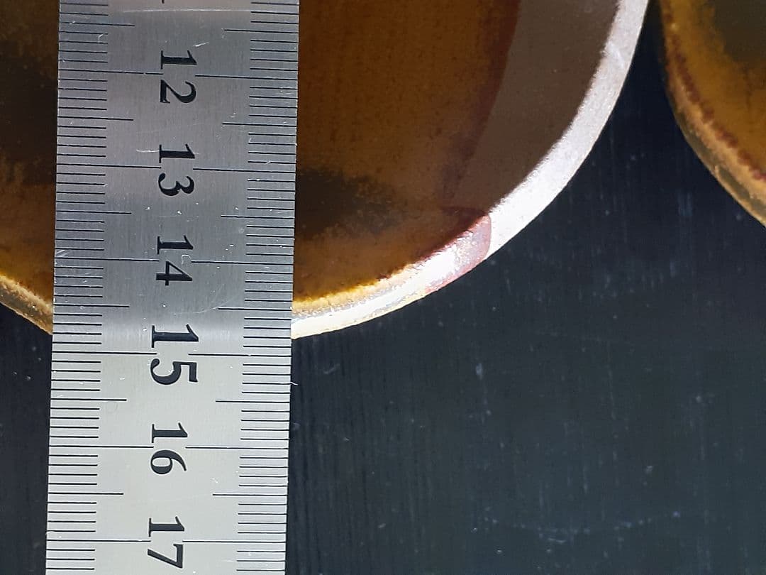 客家窯 清水 知秀作 陶器の楕円形皿 2点セット