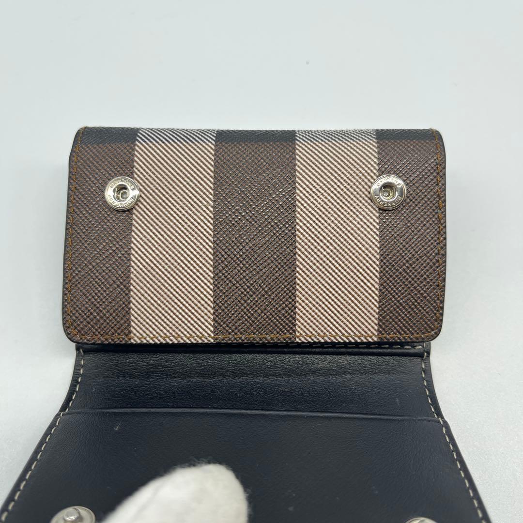 極美品BURBERRY バーバリー ジャイアントチェック 6連 キーケース