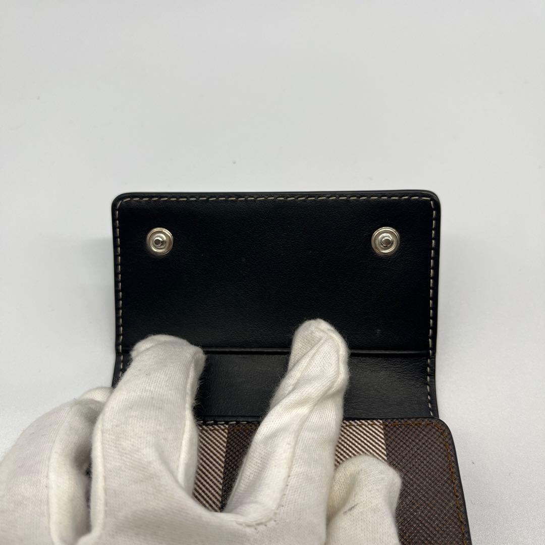 極美品BURBERRY バーバリー ジャイアントチェック 6連 キーケース