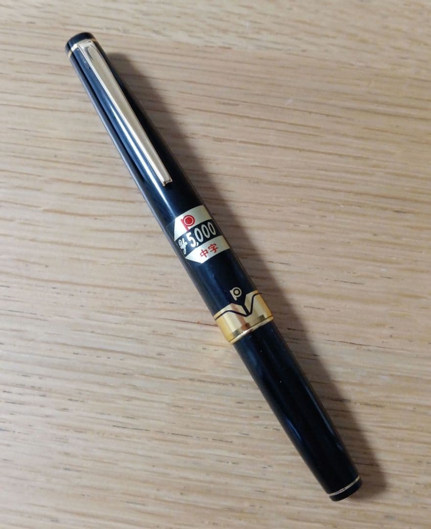 希少　プラチナ万年筆　両面ニブ　特殊ニブ　ショート　黒　中字　PLATINUM