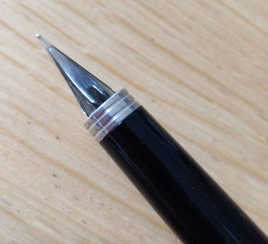 希少　プラチナ万年筆　両面ニブ　特殊ニブ　ショート　黒　中字　PLATINUM