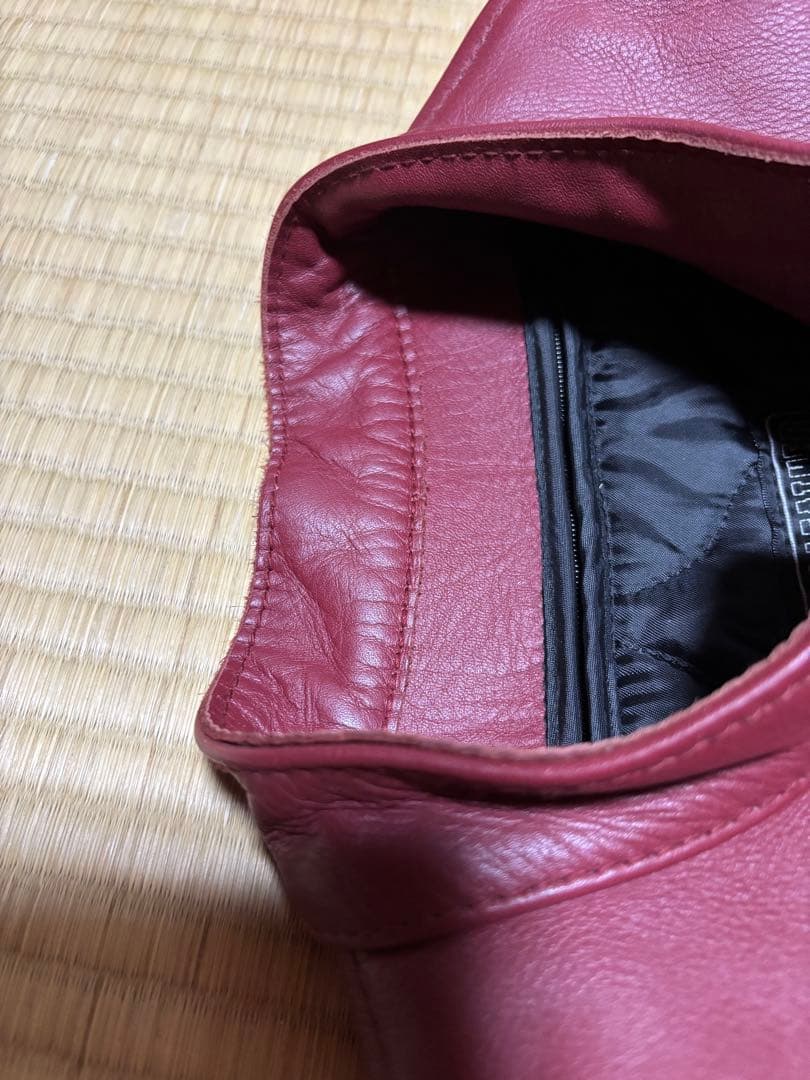 【牛革】KADOYA レザージャケット L ライダースジャケット 本革