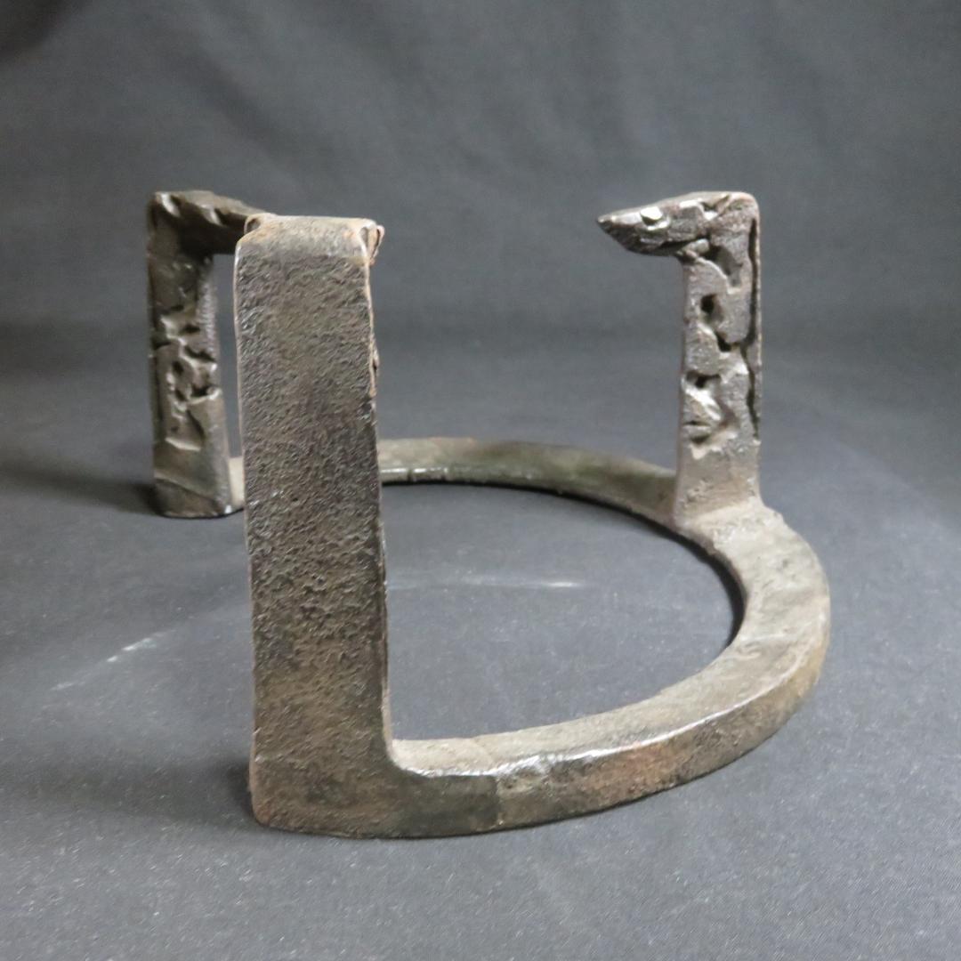 風炉 茶道具 美品 木箱 共箱 五徳 鬼爪 前瓦 セット まとめ