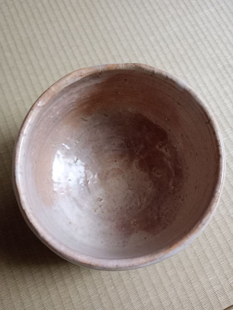 １０代三輪休雪(休和)萩茶碗　萩焼茶碗