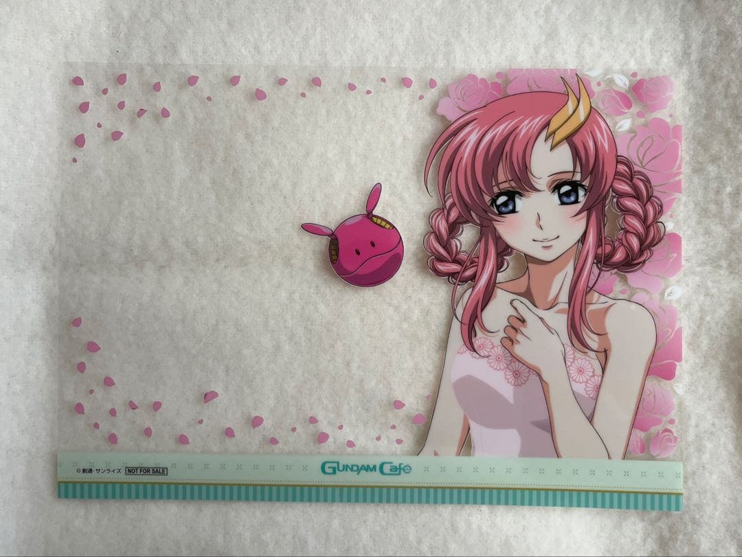 ガンダムSEED ラクス キラ アクリルシート ポスター ガンダムカフェ