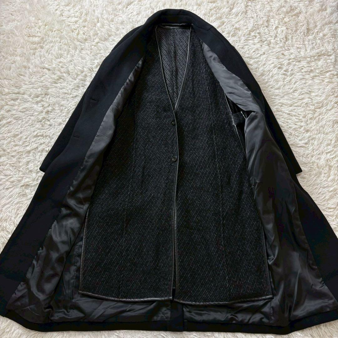 【美品】MAISON SPECIAL レイヤードジレコート　黒