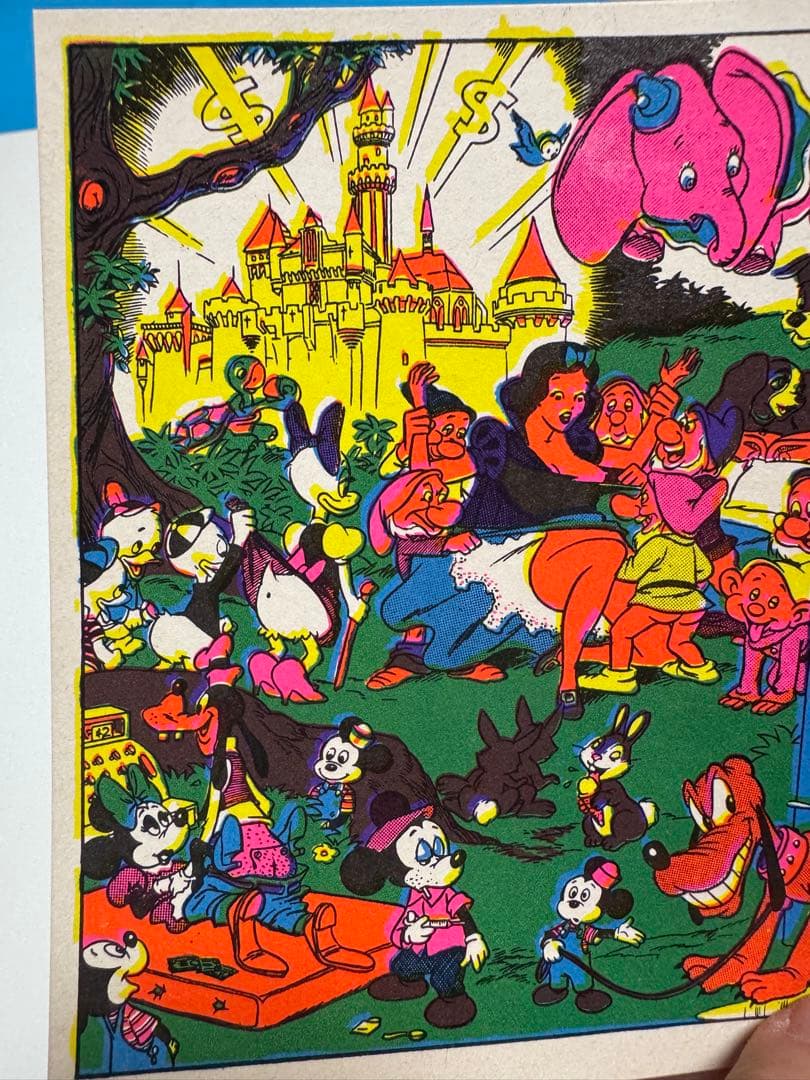 60sビンテージポスター　ディズニー
