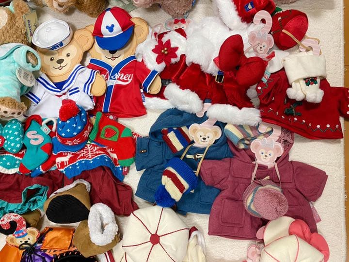 値下【まとめ売】ダッフィー シェリーメイ ジェラトーニ ぬいぐるみ コスチューム