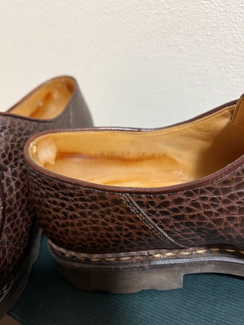 パラブーツ ミカエル グレインレザー ダークブラウン サイズ 42