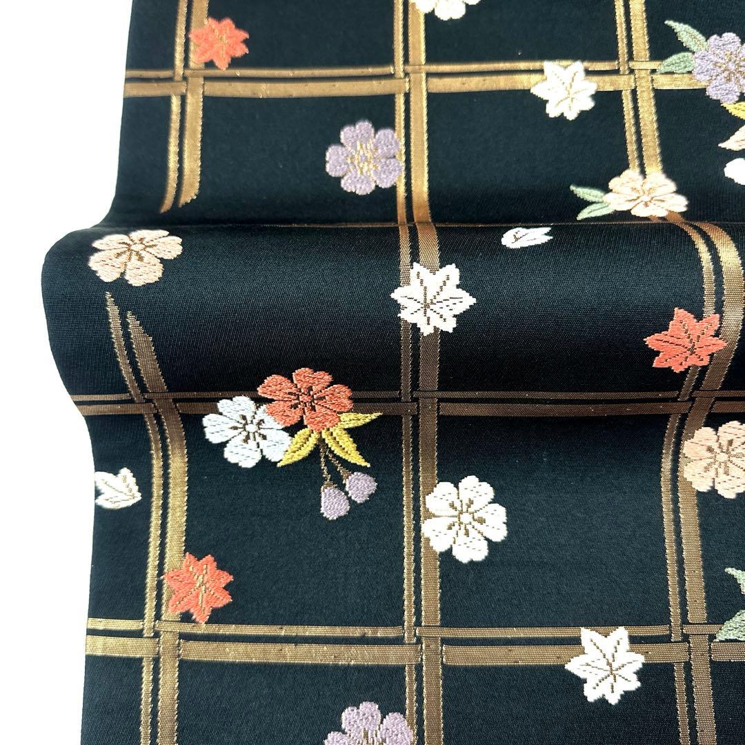 専用帯5744 ●高級 正絹 名古屋仕立て 名古屋帯