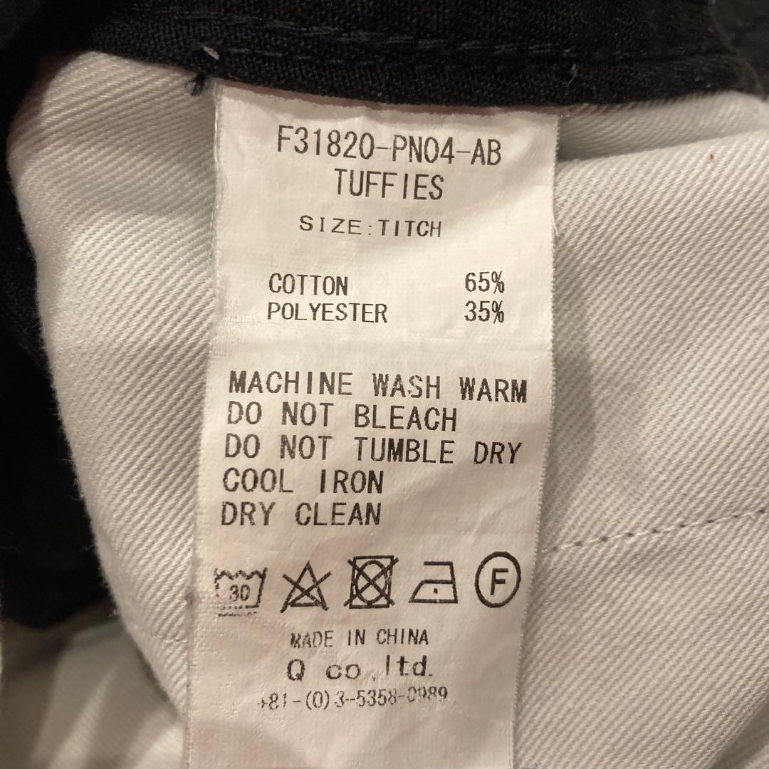 FAT × DICKIES TUFFIES ブラック 黒