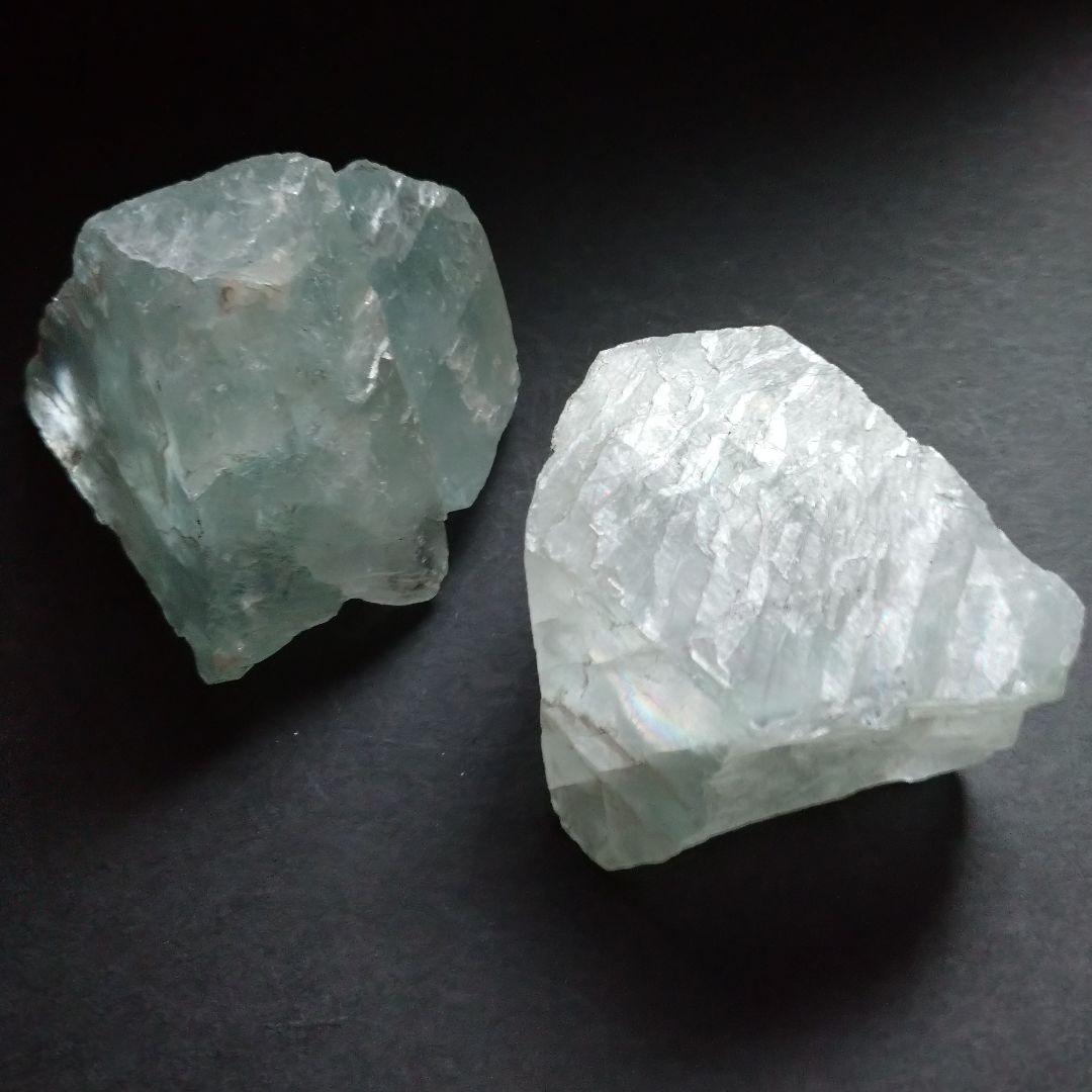 A 原石　鉱石　鉱物　パワーストーン　蛍石　フローライト　アクアマリン