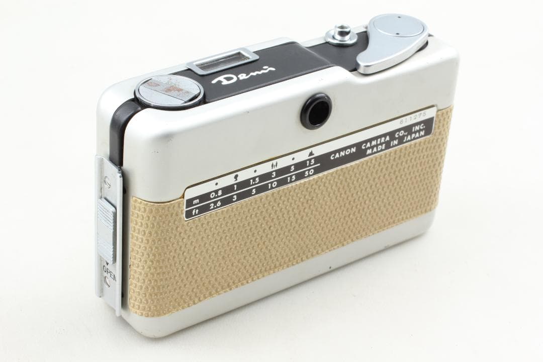 【整備済　並品】ベージュ Canon Demi 露出計不良 #1363
