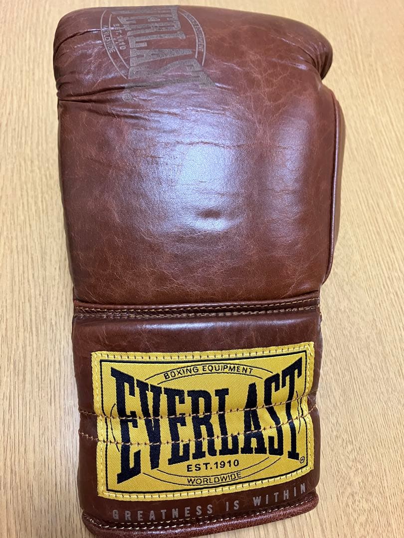 EVERLAST ボクシンググローブ 12oz ブラウン
