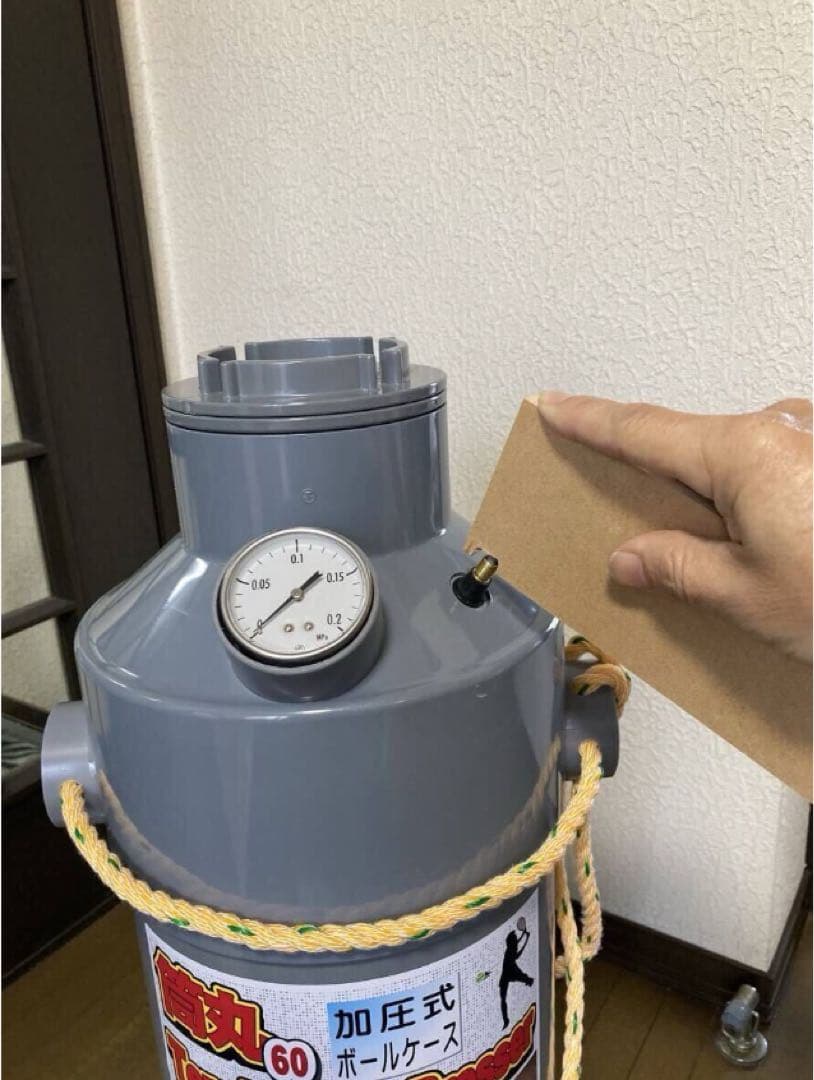 筒丸60(テニスボール加圧・再生ホルダー)