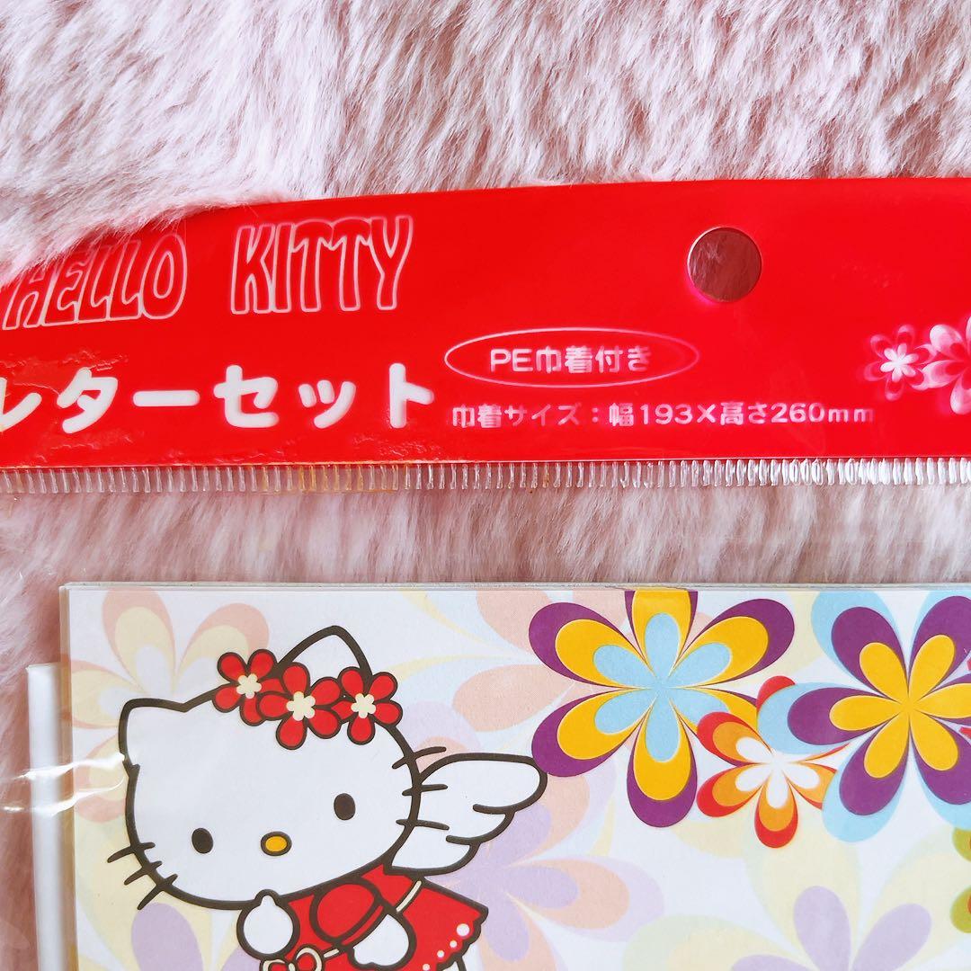 希少レア　ハローキティ　エンジェル　フラワー　レターセット　アルバム　2002