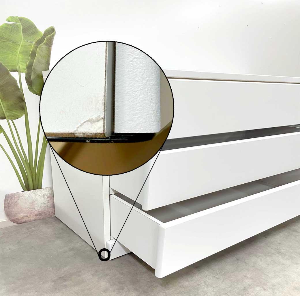 幅120 チェスト・ローチェスト タンス 箪笥 完成品 木製 傷あり