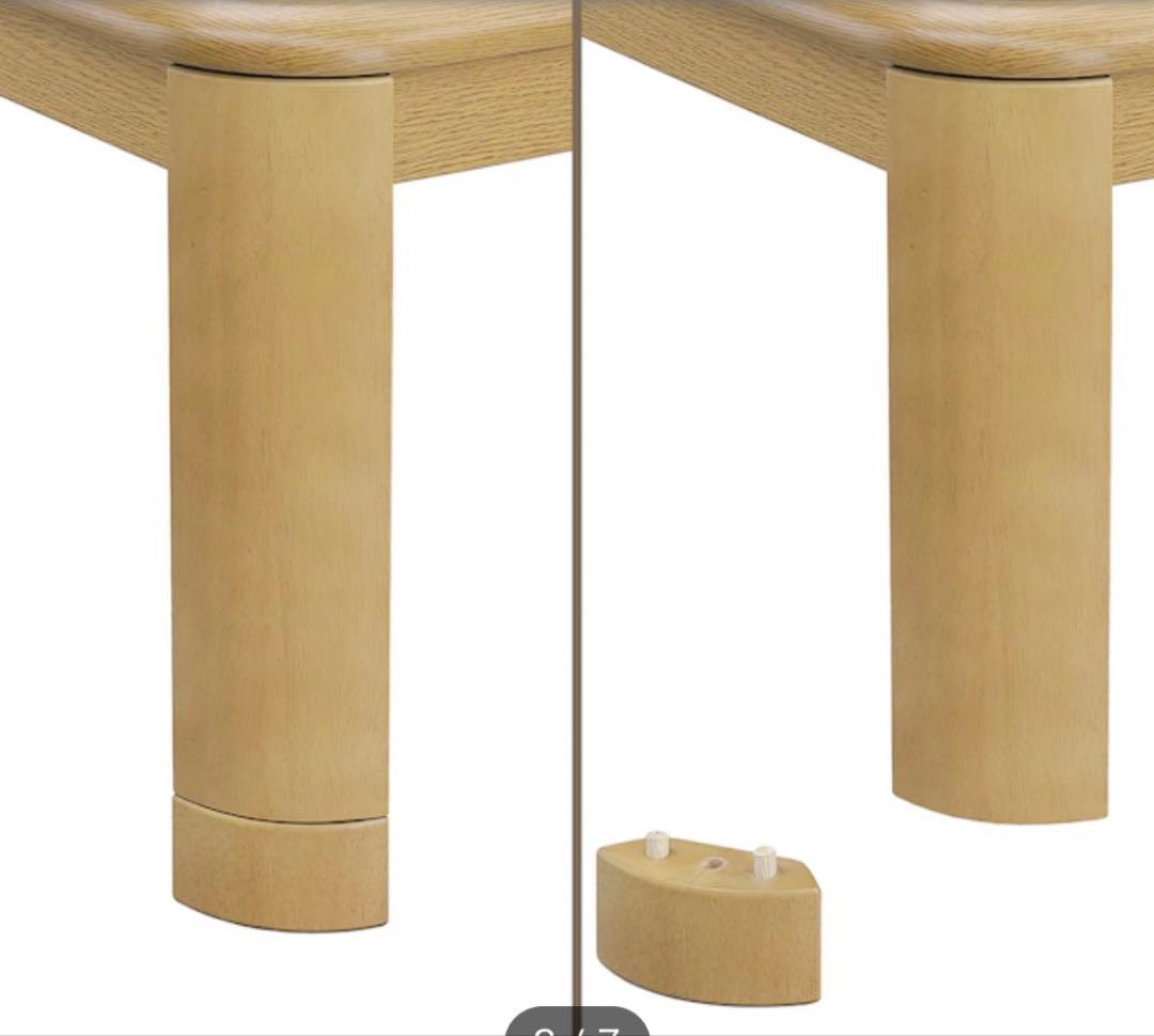 5/26限定お値下げ【新品未開封】家具調こたつ　オールシーズン　継ぎ脚付　80㎝