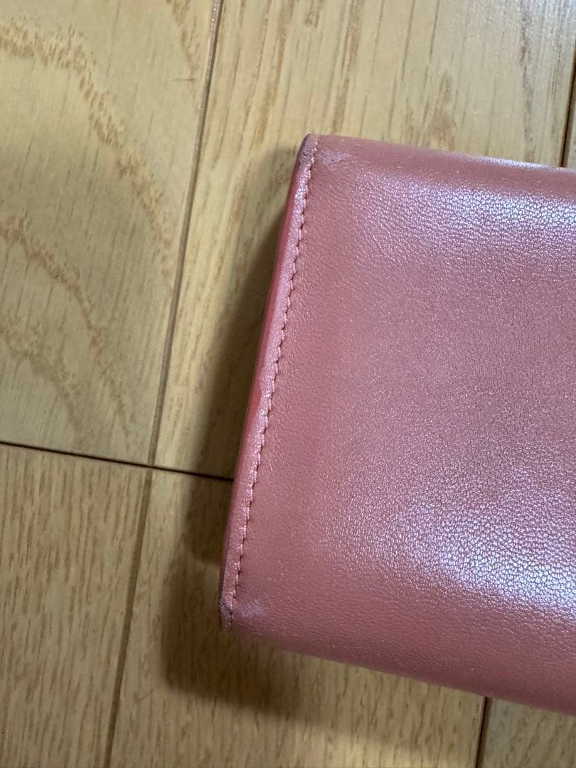 CELINE 三つ折財布 トリオンフ ロゴ金具